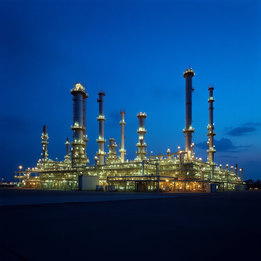 Refinería petrolera en México